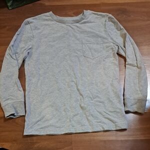 Tommy Bahama Heather Grey Crewneck Tee with Navy Logo